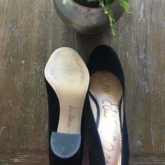 Sam Edelman Black Suede high heels - Picture 2 of 5